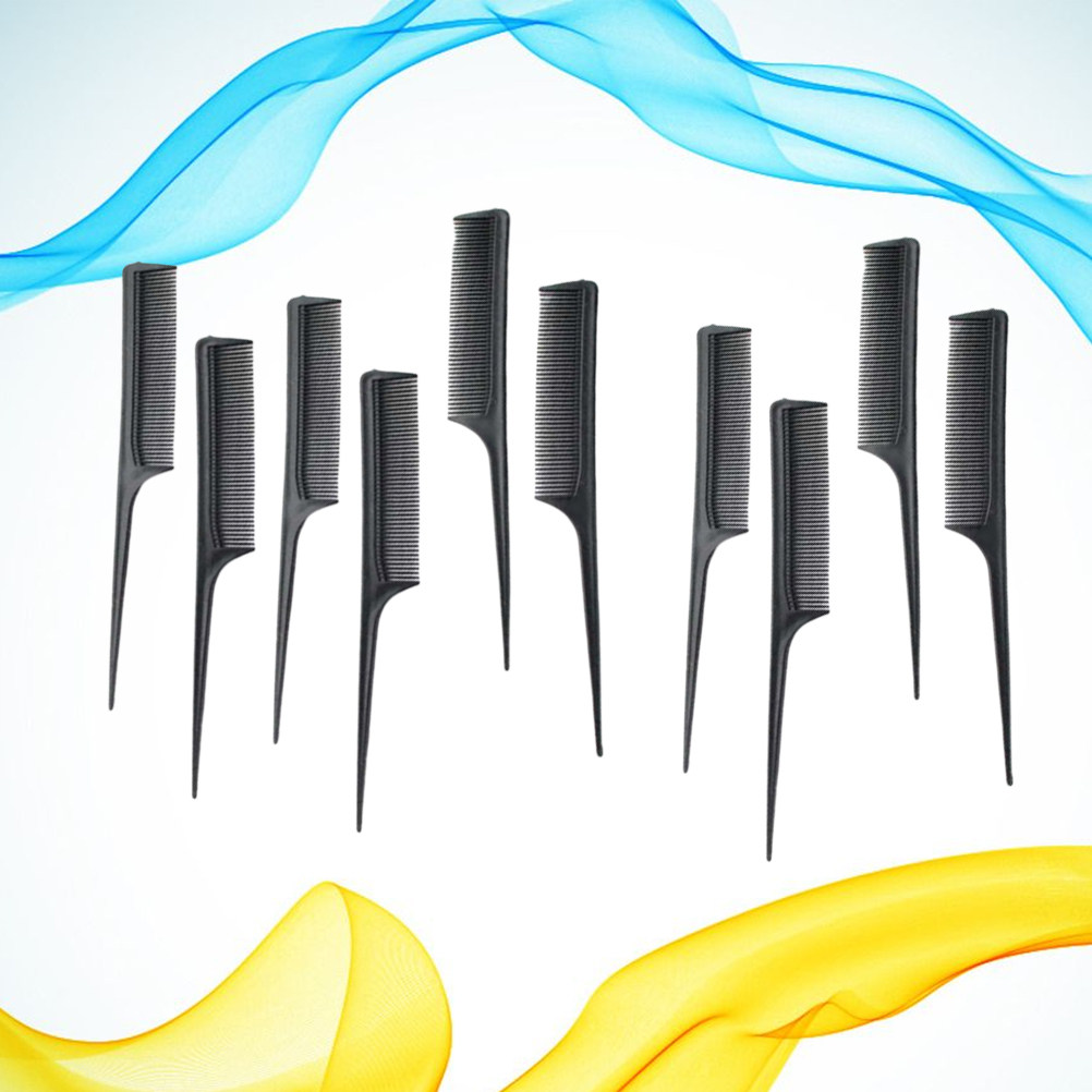 Hair Care In Salon - 10Pcs 전문 헤어 커팅 빗 ABS