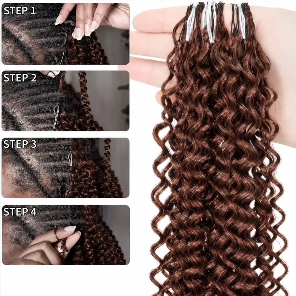 Crochet Braiding Hair - 스마일걸 딥 웨이브 크로셰 인모 #