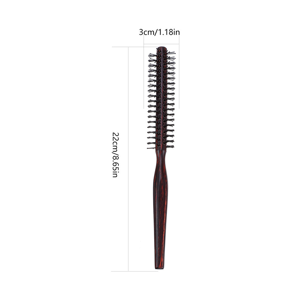 2Pcs 나무 라운드 헤어 브러시 컬링 빗 인체 공학적 - Hair Care In Salon 리뷰 및 가격