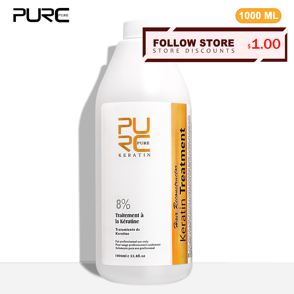 PURC 8% 케라틴 스무딩 트리트먼트 곱슬거림 제거  - Hair Care In Salon 리뷰 및 가격